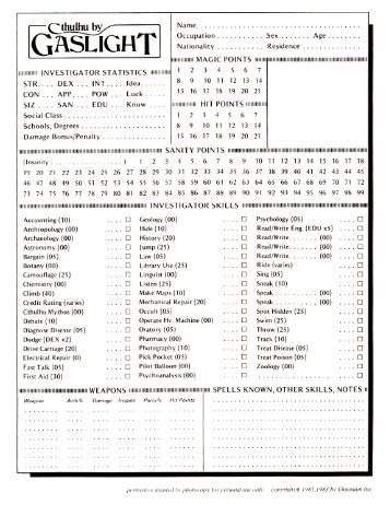 call of cthulhu rpg pdf character sheet
